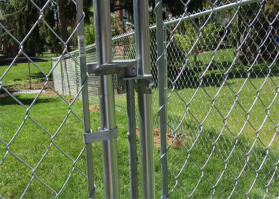 Αδιάβροχο φράχτη με γωνιακό στύλο αλυσίδας με επίστρωση πούδρας