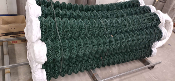 20x20 40x40 γαλβανισμένος φράχτης αλυσίδας με επίστρωση σε σκόνη