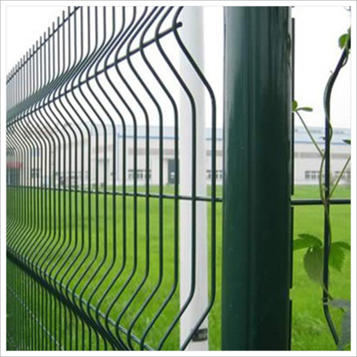 Πράσινο RAL 6005 ντυμένο PVC τρισδιάστατο ενωμένο στενά πλάτος 2m 2.2m φρακτών καλωδίων
