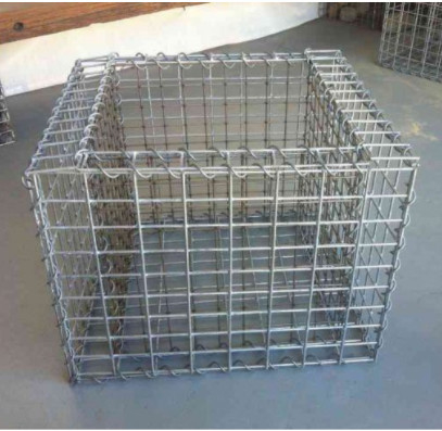 75*75mm ενωμένα στενά πέτρινα κλουβιά καλαθιών Gabion 1x1x0.5m 1.5x1x1m